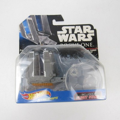 Hot Wheels Star Wars IMPERIAL CARGO SHUTTLE Starships Rogue One NEW w/ Card Wear