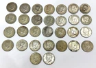Lot of 30-ungraded coins 1966–1969 Kennedy Half Dollars struck in 40% silver