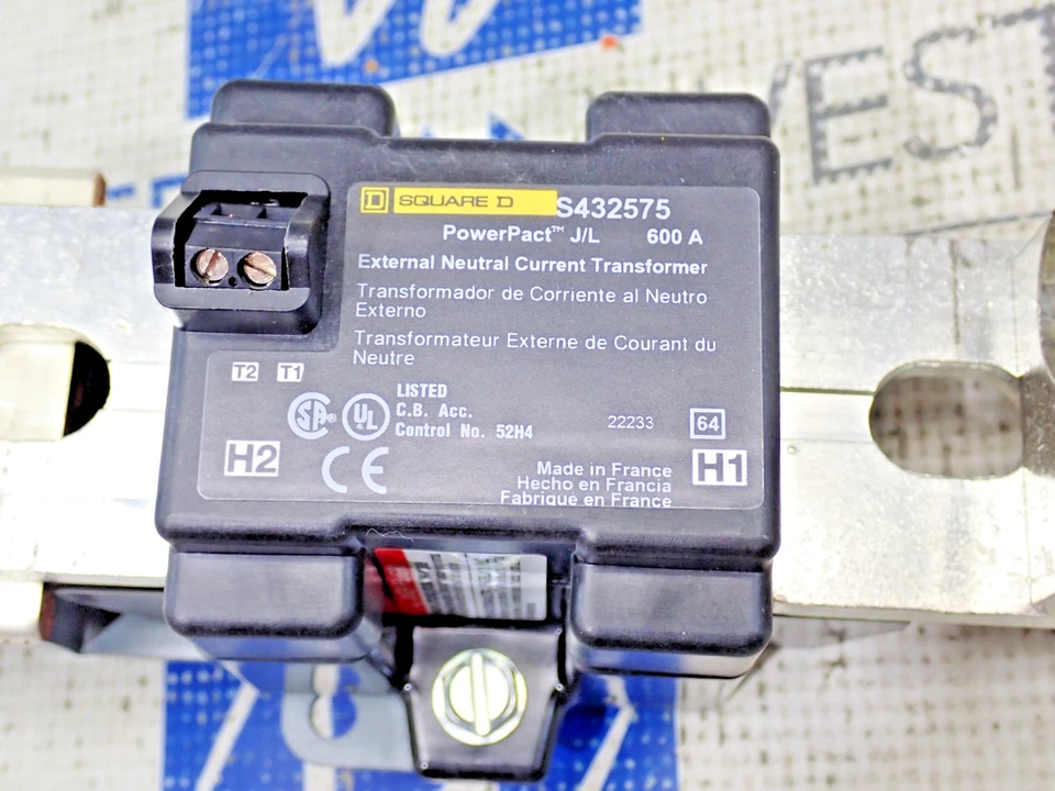 New Take out Square D S432575 External Neutral Current Transformer 600A J/L Fram - Image 3 of 4