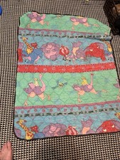 Vintage 1990s Disney Lion King Toddler Bed Blanket Comforter 36 x 48