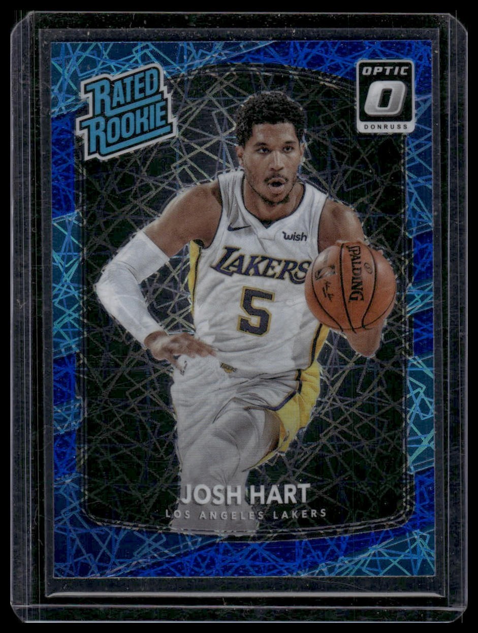Josh Hart 2017-18 Donruss Optic #171 Rookie RC Blue Velocity