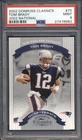 2002 Donruss Classics 2002 NATIONAL #2/5 Tom Brady #75 PSA 9 PATRIOTS POP 2