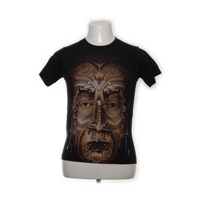 Rock Eagle, T-shirt, Größe: S, Schwarz/Mehrfarbig, Baumwolle, Print, Herren #HR3