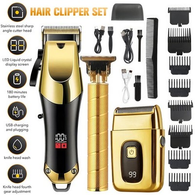 Profi Haarschneider Haarschneidemaschine Bart Trimmer Rasierer Hair Clipper SET