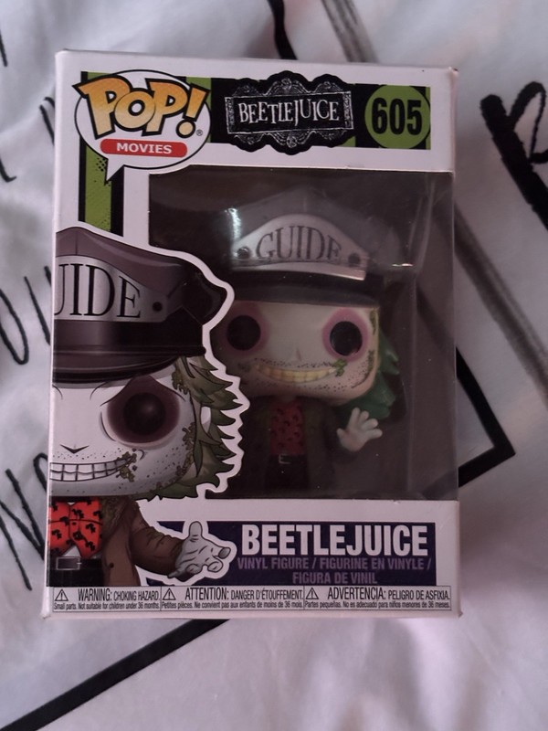 Funko Pop! Movies Vinyl: Beetlejuice #605 Boxed Vinyl Figure