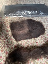Washed & Carded Warm Brown sheep fleece Wool Vacuum Packed Bag 120g