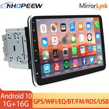 10.1" Rotatable Double 2DIN Android 10.1 Car Stereo Radio Touch Screen GPS NAVI