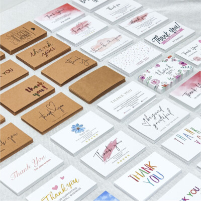 Wedding Thank You Cards - Business Card Size - View #11