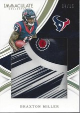 2016 Immaculate Collection Gloves Brand Logo #25 Braxton Miller /15 - NM-MT