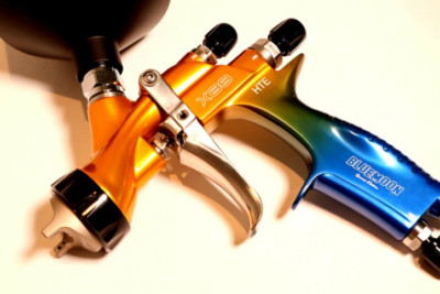Atom X88 Bluemoon LVLP Spray Gun   1.3/1.4 Tip Combo for Solvent Paint