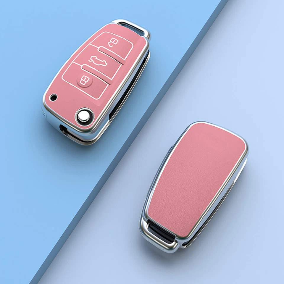 TPU FOB чехол для Audi A3 A4 A6 A8 S6 S8 Quattro дистанционный откидной ключ 3 кнопки - Изображение 4 из 4