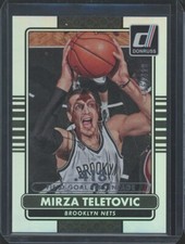 2014-15 Panini Donruss Mirza Teletovic Stat Line Silver Season /418 #64 Nets