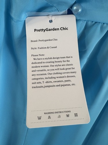 NWT PRETTYGARDEN Women's Summer Satin Dress Elegant Sleeveless Mock Neck Large - Imagen 9 de 19