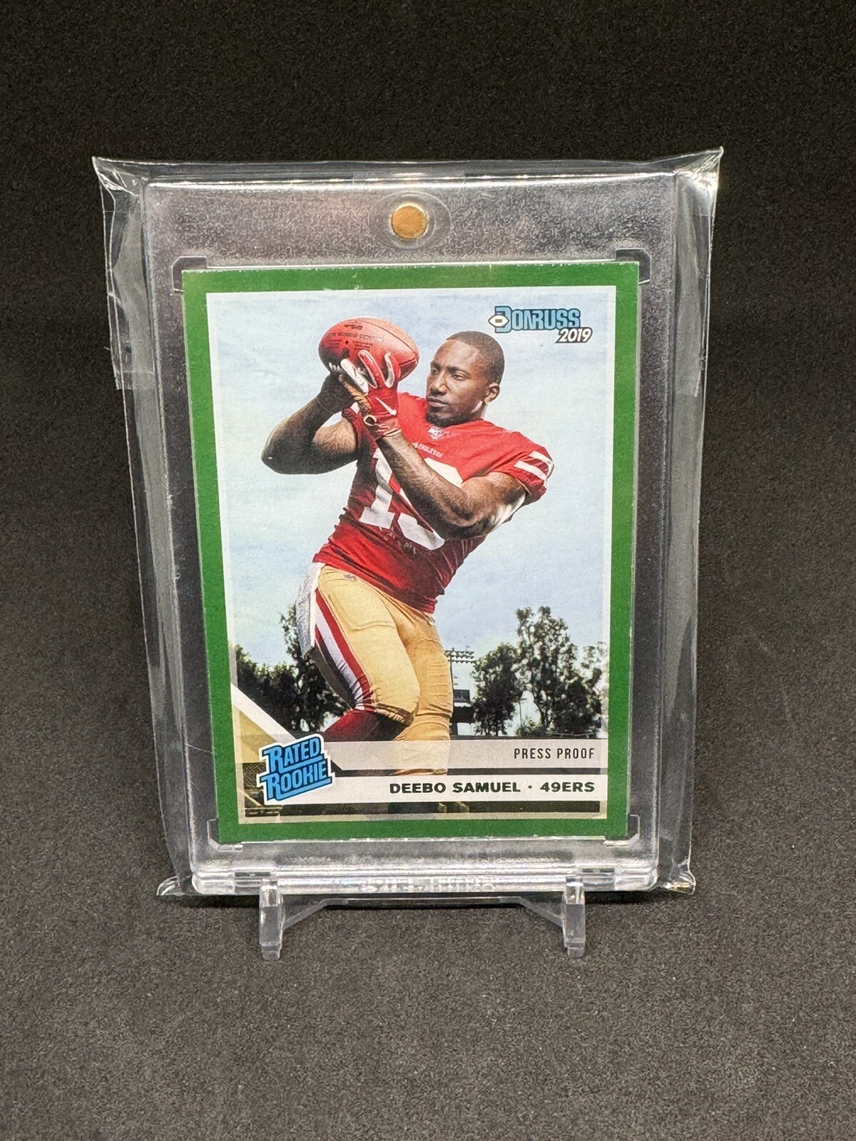 2019 Panini Donruss - Rated Rookie Press Proof Green #317 Deebo Samuel (RC)