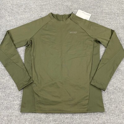 CEP Mens Running Reflective Shirt Long Sleeve Green Size XXL