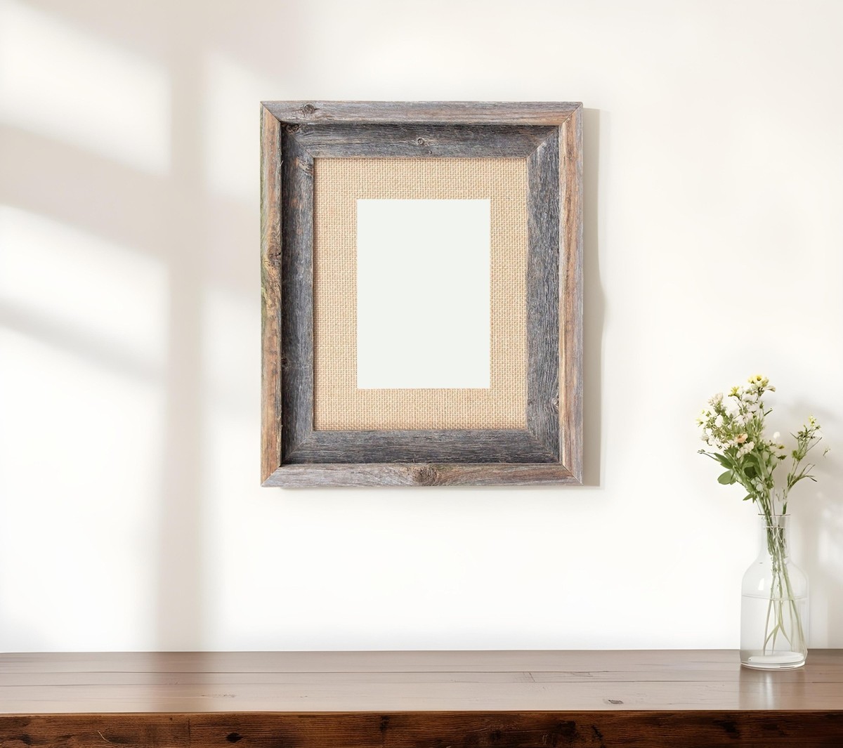 11X14 Rustic Burlap Picture Frame With Plexiglass 11X14 Rustic Burlap Picture Frame With Plexiglass