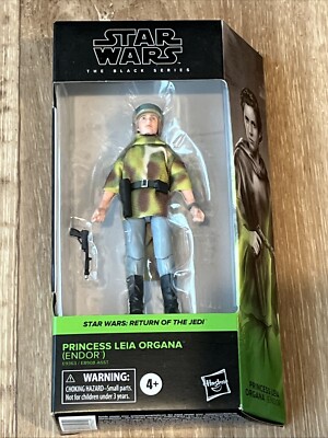 Princess Leia Organa Endor Battle Poncho 6 Inch Black Series 03 Star Wars Figure
