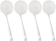 Colador de malla fina, paquete de 4 cucharas espumadoras de acero inoxidable.