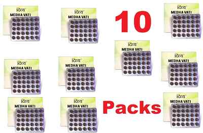   10 X Medha Vati Extra Power (1200 Tabs) | Brain Health & Memory Booster 2028
