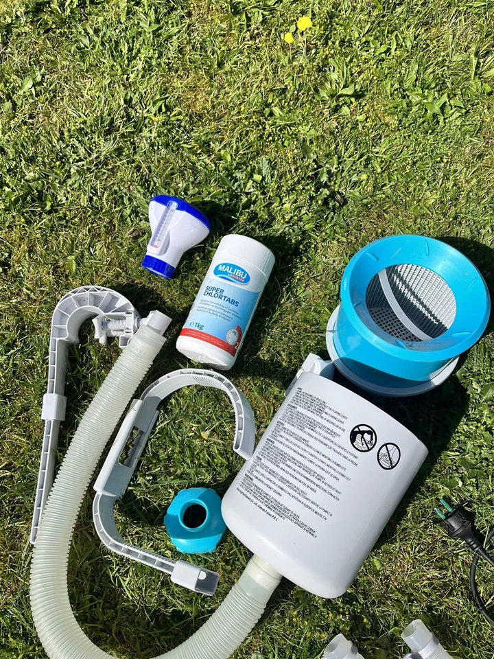 Intex Family Frame Pool 450x220x85 cm - Blau (28273) - Bild 3 von 4