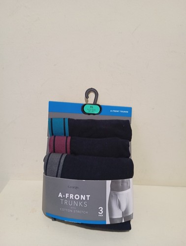 George Herren 3er Pack A-Front Trunks Boxershorts mit Stretch - verschiedene Größen - Bild 13 von 19