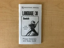 Danish Phrase Book / Dictionary - Pocket Size - by Language/30 