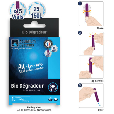 Aquarium Systems Bio Dégradeur for Crystal Clear Water Bows Algebildung Before