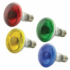 60W R80 Coloured Reflector Disco Spot Light Sequencer Bulbs E27 Screw Lamps