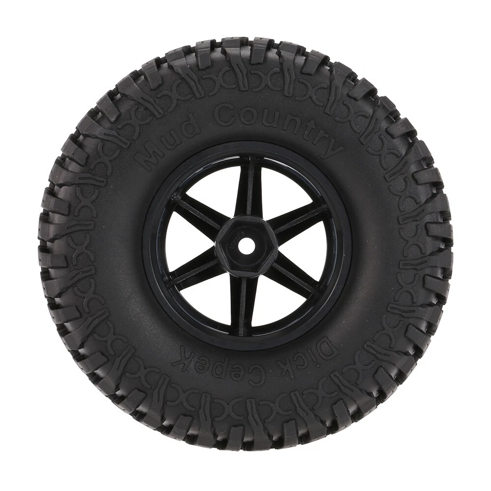 4Pcs AUSTAR AX-3020C 1.9 Inch 103mm 1/10 Scale   Tires with Wheel  Y0N0 - Image 3 of 4