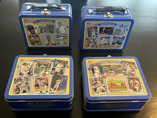 2024 Topps Archives Tin Mini Lunch Box Complete Set 4 Banks Judge Ripken Acuna A