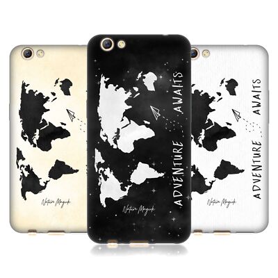 NATURE MAGICK ADVENTURE AWAITS WORLD MAP 2 SOFT GEL HANDYHÜLLE FÜR OPPO HANDYS