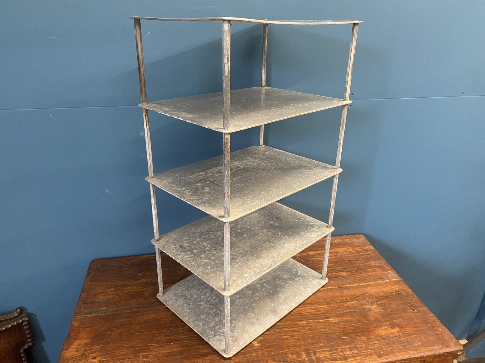 vintage aluminium industrial shelving eBay