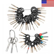 41x Car Wire Terminal Removal Tool Kit Electrical Wiring Crimp Connector Pin Key