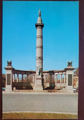 Torn Down - Jefferson Davis Monument Richmond Virginia Vintage Postcard