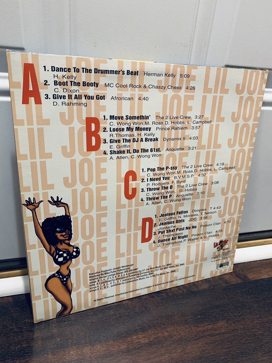 新品 Booty Super Party Club Classics /レコード BOOTY SUPER PARTY CLUB CLASSICS 2xLP (1999) LIL JOE 2 LIVE CREW
