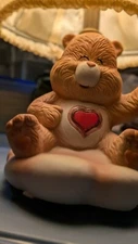 Vintage American Greetings Corp 1983 MCMLXXXIII Care Bears Tenderheart Lamp