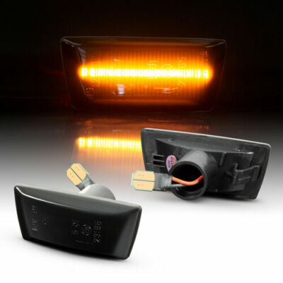 LED SIDE INDICATORS Smoke Fits Vauxhall Corsa D (Type S07) - 2006-2014 Model