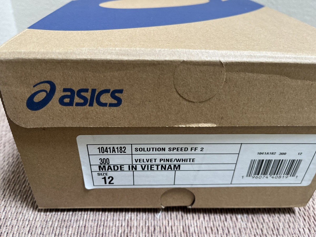 asics - アシックス SOLUTION SPEED FF 2 1041A182-300 Asics Solution Speed FF 2 NEW 1041A182-300 Velvet Pine White