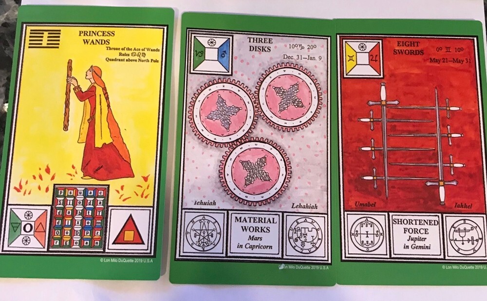 Tarot of Ceremonial Magick Book and Deck Set: by Lon Milo
