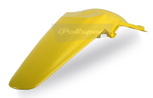 Garde boue POLISPORT jaune arrière RM-Z 250 plastique protection motocross Suzuki