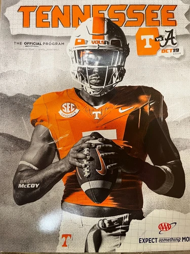 2023 TENNESSEE VOLUNTEERS VOLS GAMEDAY VS ALABAMA CHAMPIONS 192 PGS 10/19/24 - Picture 1 of 1