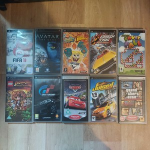Playstation Psp Games Bundle Including Gta Lego Gran Turismo Avatar Ebay