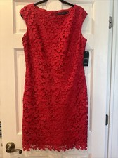 Ralph Lauren rose melon evening dress size 12