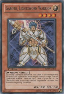 Garoth, Lightsworn Warrior - RYMP-EN101 - Rare - 1st Edition x3 - Near Mint