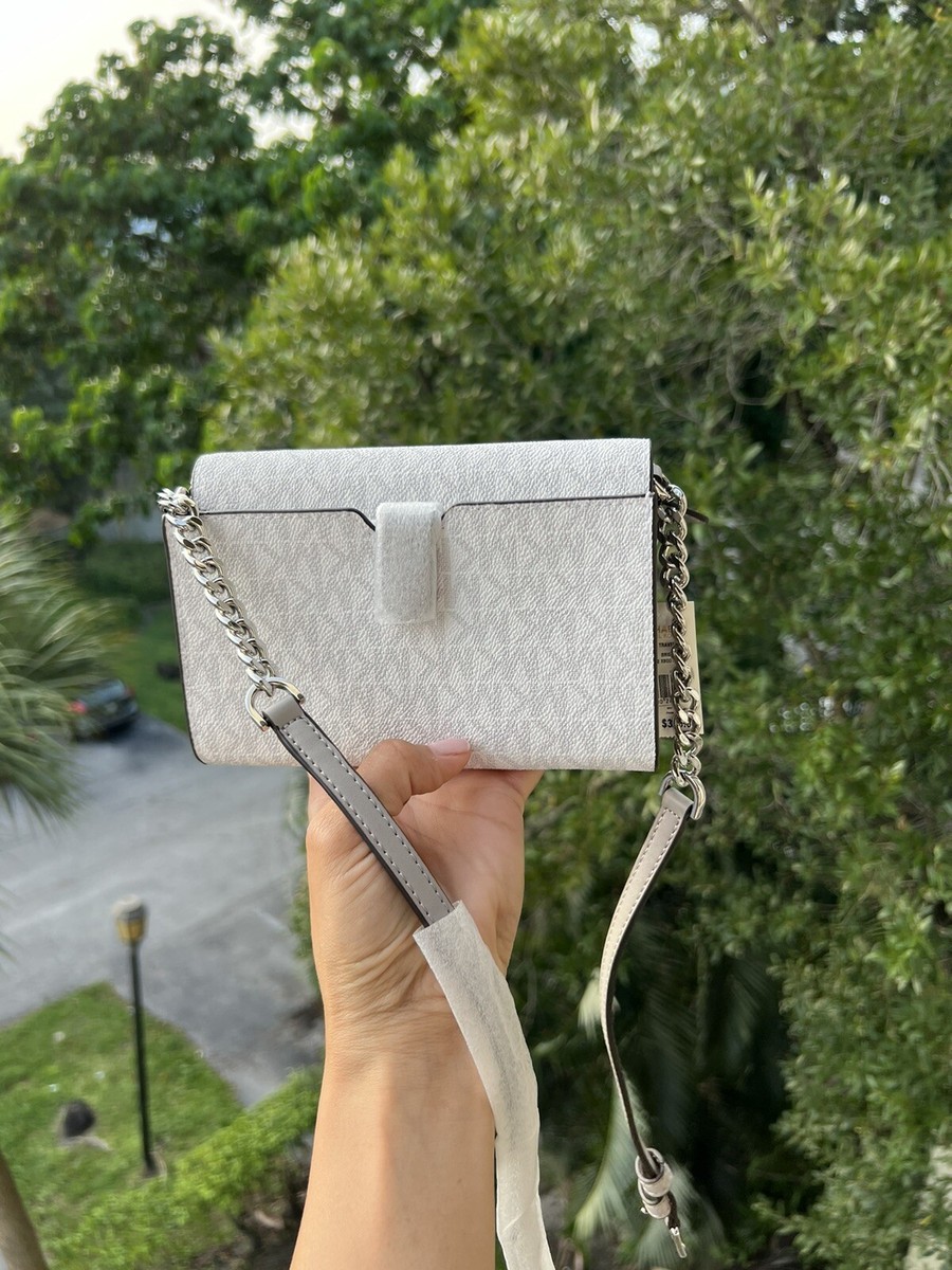 MICHAEL KORS JET SET TRAVEL MEDIUM PHONE CASE CROSSBODY WALLET 