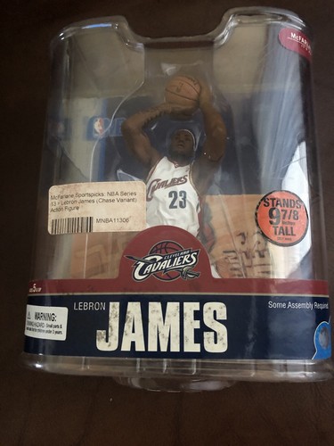 NBA McFarlane Series 13 LeBron James Cavaliers Figure CHASE VARIANT, NEW - Picture 7 of 8