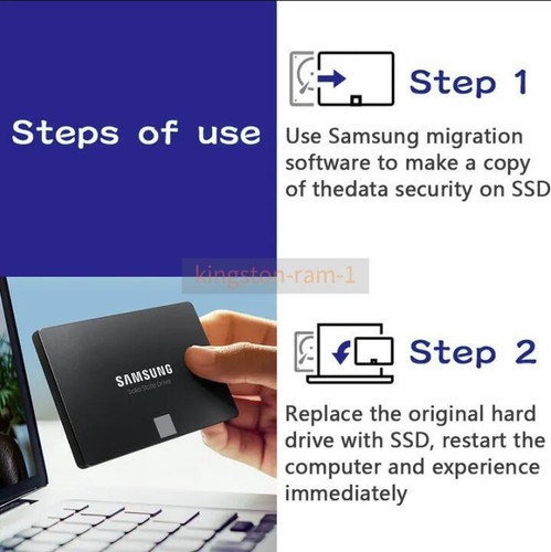 SAMSUNG Estado Sólido Interno 2.5 in 870 EVO SSD 500GB SATA 3 para Laptop Escritorio - Imagen 6 de 7
