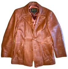 Vintage ADLER Mod Cabretta Glove Leather Jacket Size Mens Small Made in USA VGC