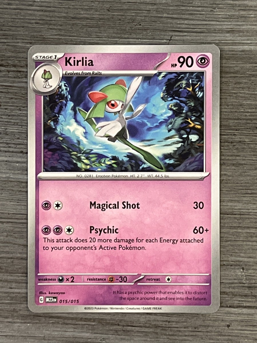 2023 McDonald's Pokemon Match Battle Trading Card TCG - Kirlia 015