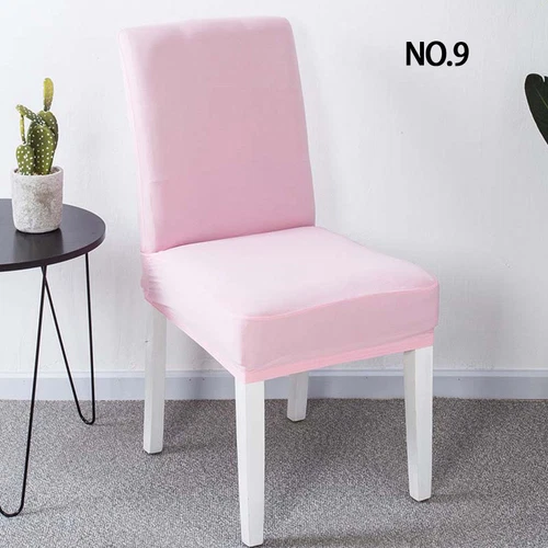 Universal Chair Cover Spandex Strech Dinner Solid Chair Wedding Party Seat Cover - Picture 20 of 40